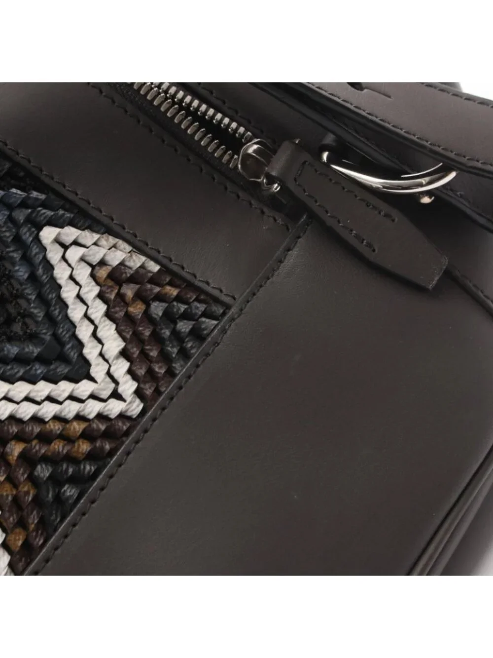 Louis Vuitton Backpack Charcoal Gray Multi Leather Randonnee GM